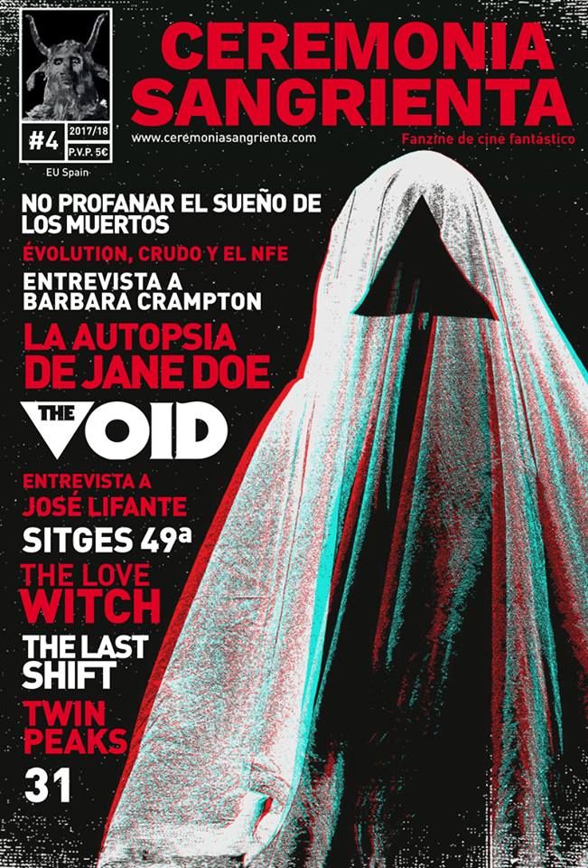 CEREMONIA SANGRIENTA magazine side cover Issue 4  2017/18 